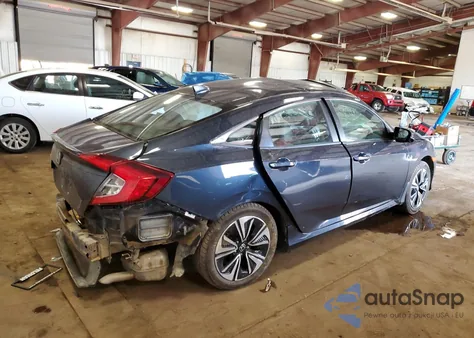 2018 Honda Civic Exl from USA, damaged, VIN 2HGFC1F76JH643088